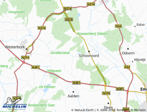 Carte MICHELIN Wezuperbrug - ViaMichelin