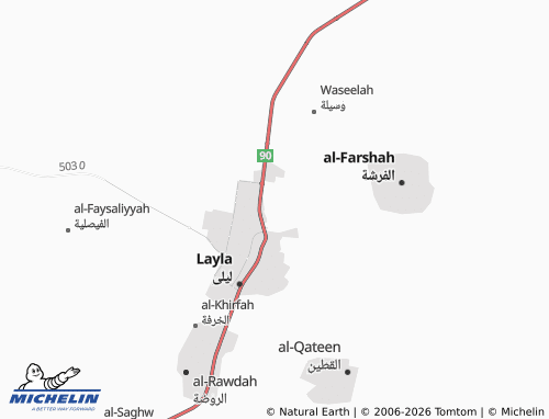 MICHELIN-Landkarte al-'Idariyyah Sharq - ViaMichelin
