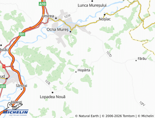 Mappa MICHELIN Silivaș - ViaMichelin