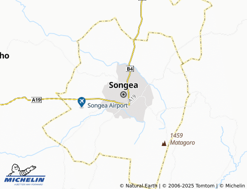 MICHELIN Songea map - ViaMichelin