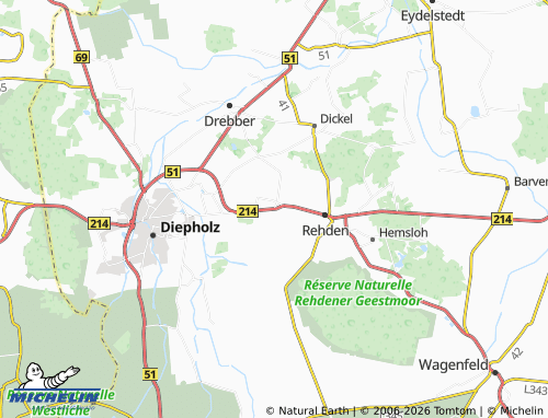 Carte MICHELIN Wetschen - ViaMichelin