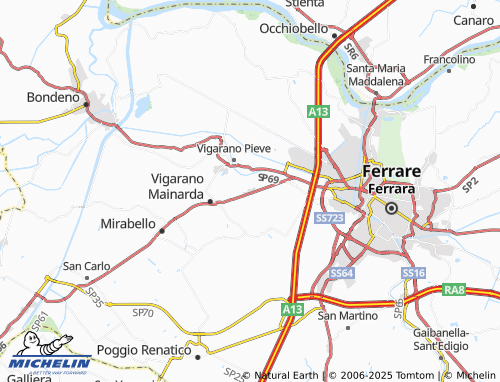 MICHELIN-Landkarte Corte Vecchia - ViaMichelin