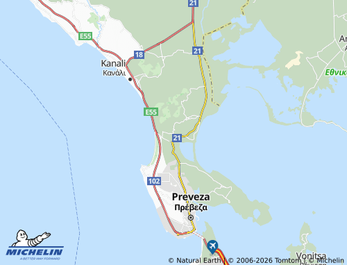Mappa MICHELIN Nikopoli - ViaMichelin