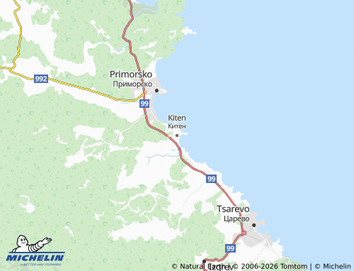 MICHELIN Kiten map - ViaMichelin