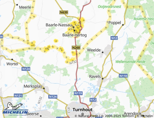 Kaart MICHELIN Noord-Bosvenheide - ViaMichelin
