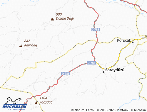 MICHELIN Cumaköy map - ViaMichelin