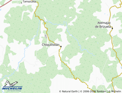 Kaart MICHELIN Chiquilistlán - ViaMichelin