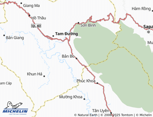 Carte MICHELIN Bản Bo - ViaMichelin
