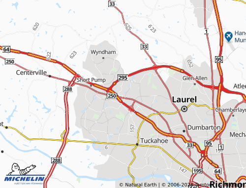 Mappa MICHELIN Innsbrook - ViaMichelin