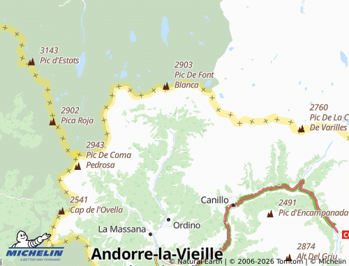 Mapa MICHELIN El Serrat - ViaMichelin