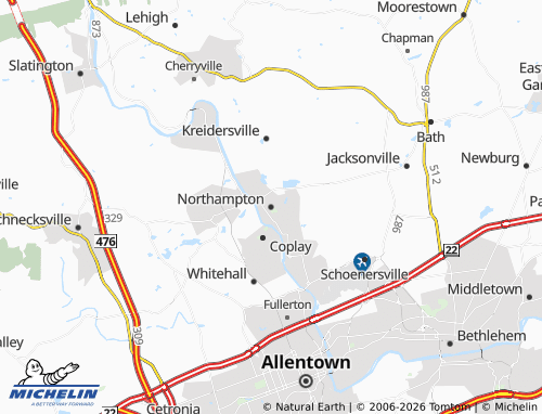 Mappa MICHELIN Northampton - ViaMichelin