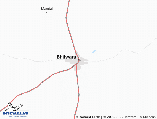 MICHELIN Bhilwara map - ViaMichelin