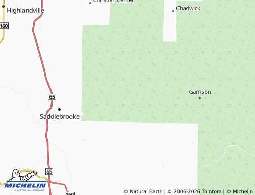 Mapa MICHELIN Pine Ridge - ViaMichelin