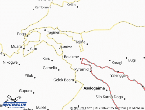 MICHELIN Molagalome map - ViaMichelin