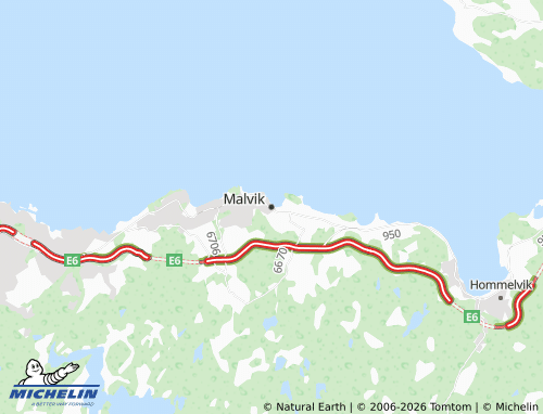 MICHELIN Malvik map - ViaMichelin