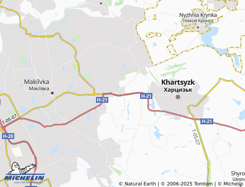 MICHELIN Kolosnykove map - ViaMichelin