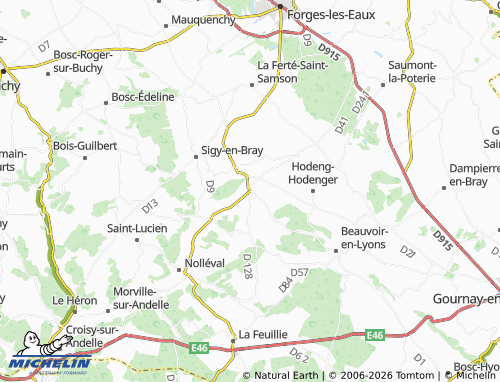 Mapa MICHELIN Fry - ViaMichelin