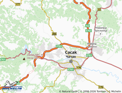 Carte MICHELIN Trbušani - ViaMichelin
