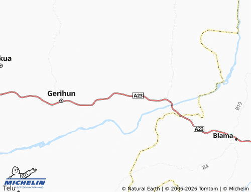 Mapa MICHELIN Yamandu - ViaMichelin