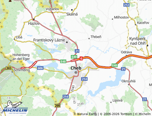 Mappa MICHELIN Chlumeček - ViaMichelin