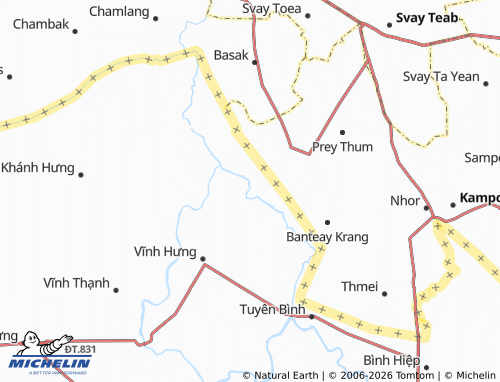 Mapa MICHELIN Thái Trị - ViaMichelin