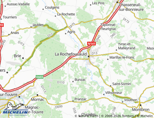 Mapa MICHELIN Saint-Projet-Saint-Constant - ViaMichelin