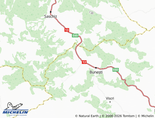 Carte MICHELIN Criț - ViaMichelin