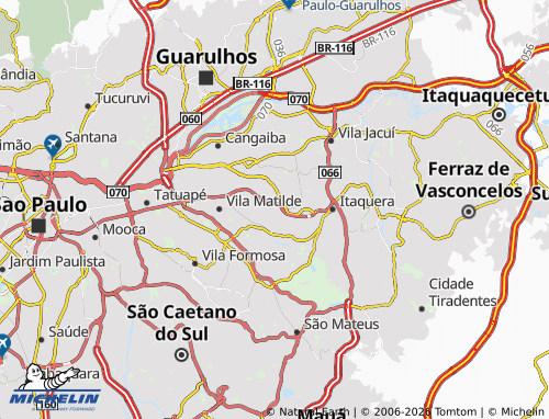 Mapa MICHELIN Artur Alvim - ViaMichelin