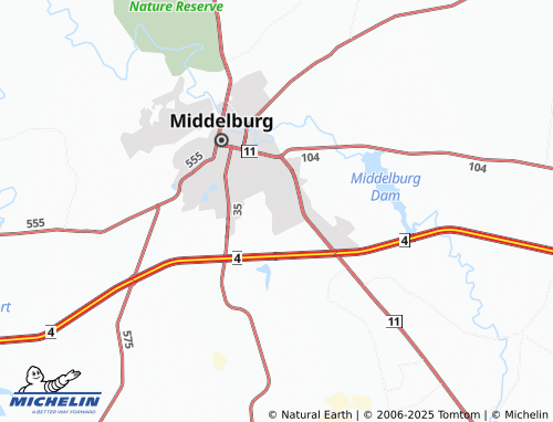 MICHELIN Townlands map - ViaMichelin