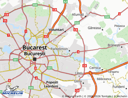 Mappa MICHELIN Dobroești - ViaMichelin