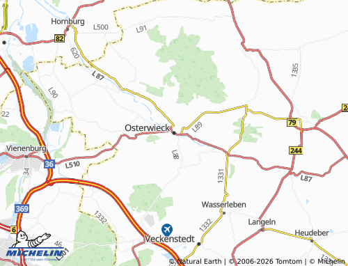 MICHELIN-Landkarte Osterwieck - ViaMichelin