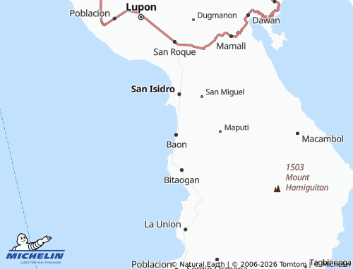 MICHELIN Baon map - ViaMichelin