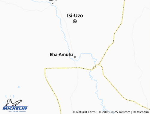 MICHELIN Eha-Amufu map - ViaMichelin
