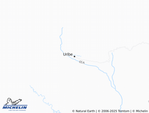 MICHELIN Uribe map - ViaMichelin