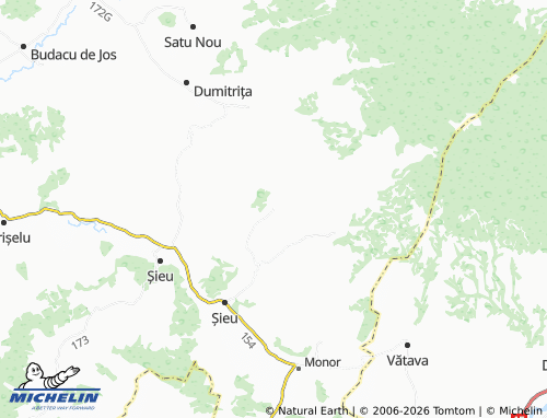 MICHELIN Lunca map - ViaMichelin