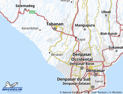 MICHELIN Kaba-Kaba map - ViaMichelin