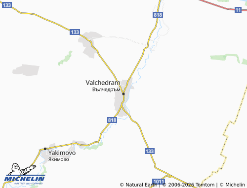 Mappa MICHELIN Valchedram - ViaMichelin