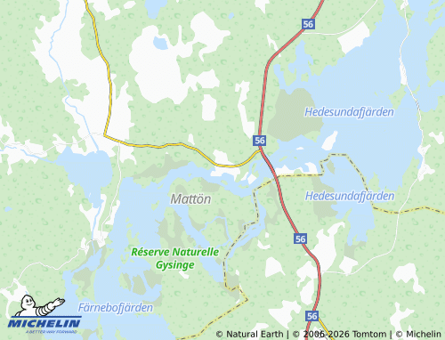 Carte MICHELIN Gysinge - ViaMichelin