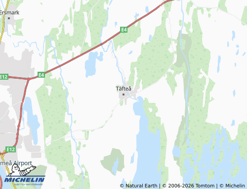 MICHELIN Täfteå map - ViaMichelin