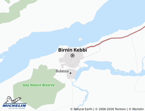 MICHELIN-Landkarte Birnin Kebbi - ViaMichelin