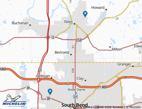 Mappa MICHELIN Bertrand - ViaMichelin