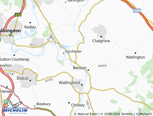 MICHELIN Warborough map - ViaMichelin