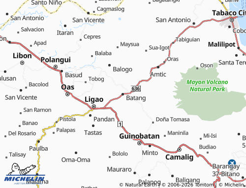Mappa MICHELIN Batang - ViaMichelin