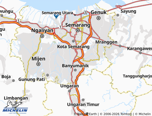 MICHELIN Sumurboto map - ViaMichelin