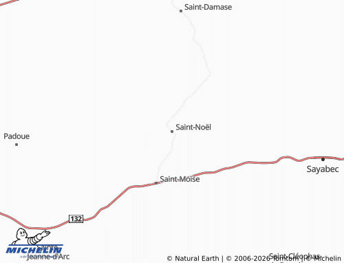 MICHELIN Saint-Noël map - ViaMichelin