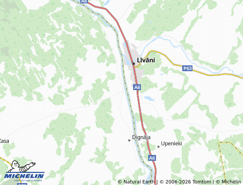 Mapa MICHELIN Vandāni - ViaMichelin
