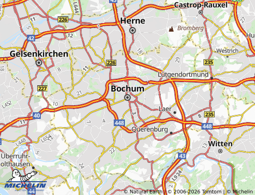 Mapa MICHELIN Bochum - ViaMichelin