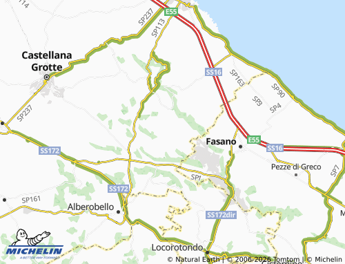 MICHELIN Santa Lucia map - ViaMichelin