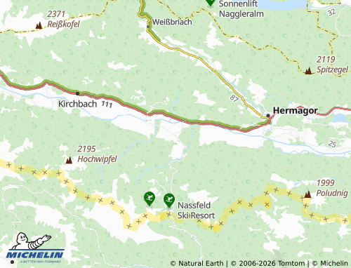 MICHELIN Tröpolach map - ViaMichelin