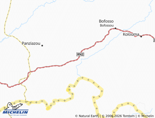 Mappa MICHELIN Niaguezazou - ViaMichelin